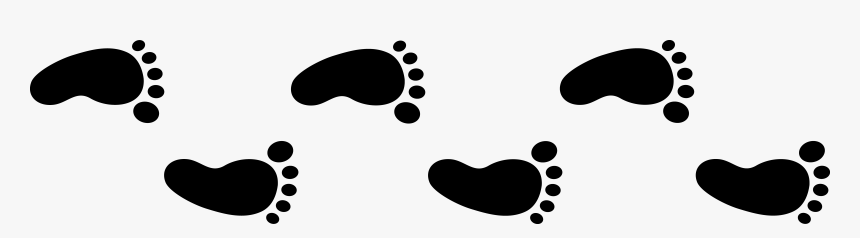 Steps On People Walking Clipart - Walking Footprints, HD Png Download