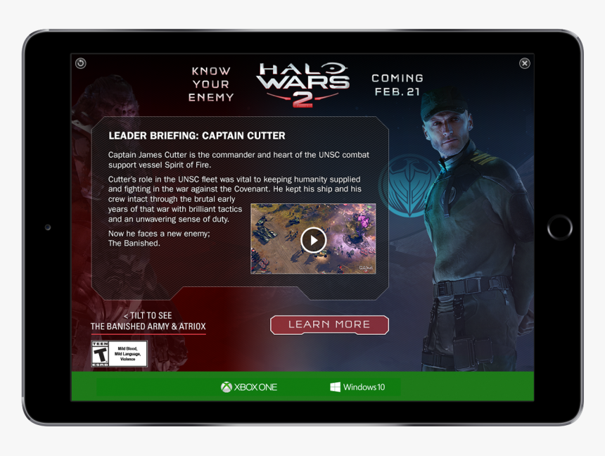 Dec Halowars2 T 3 Jan - Tablet Computer, HD Png Download