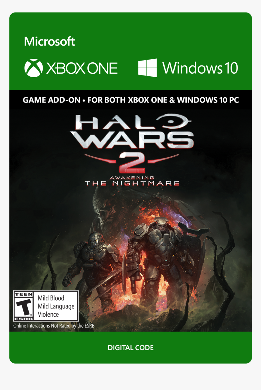 Halo Wars 2 Digital Code Rating - Halo Wars 2, HD Png Download