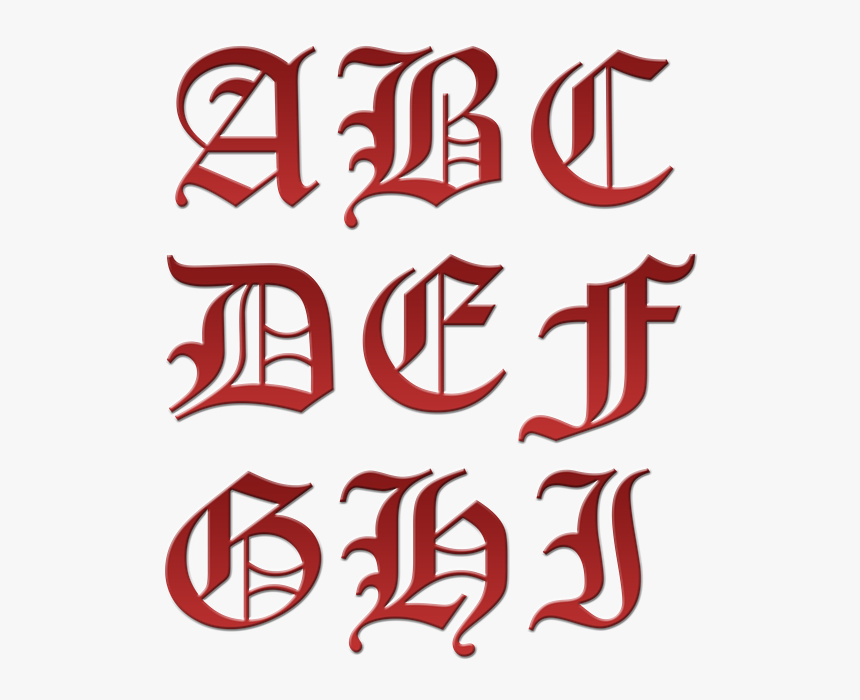 Letter, Initial, Red, Seal, Symbol - Goth Boi Clique Png, Transparent Png