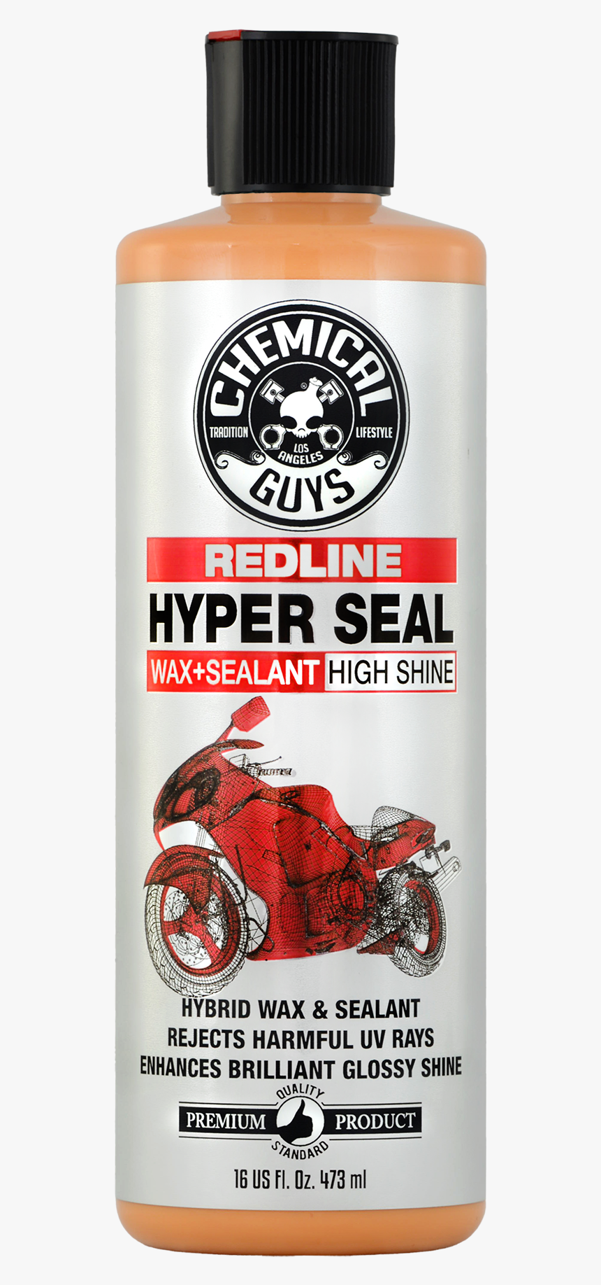Transparent Wax Seal Png - Chemical Guys Moto Line Redline Hyper Seal High Shine, Png Download