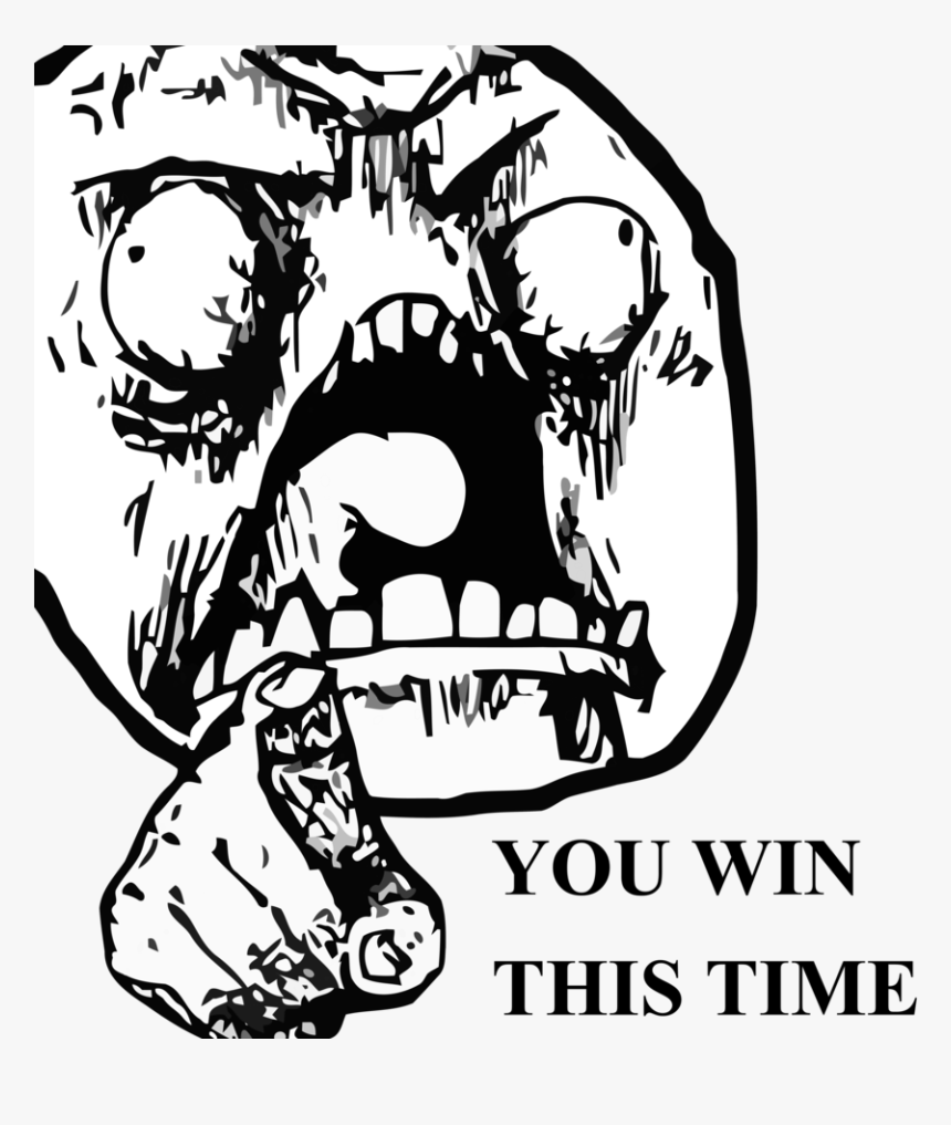 Wa You Win This Time Black And White Mammal Bone Text - You Win This Time, HD Png Download