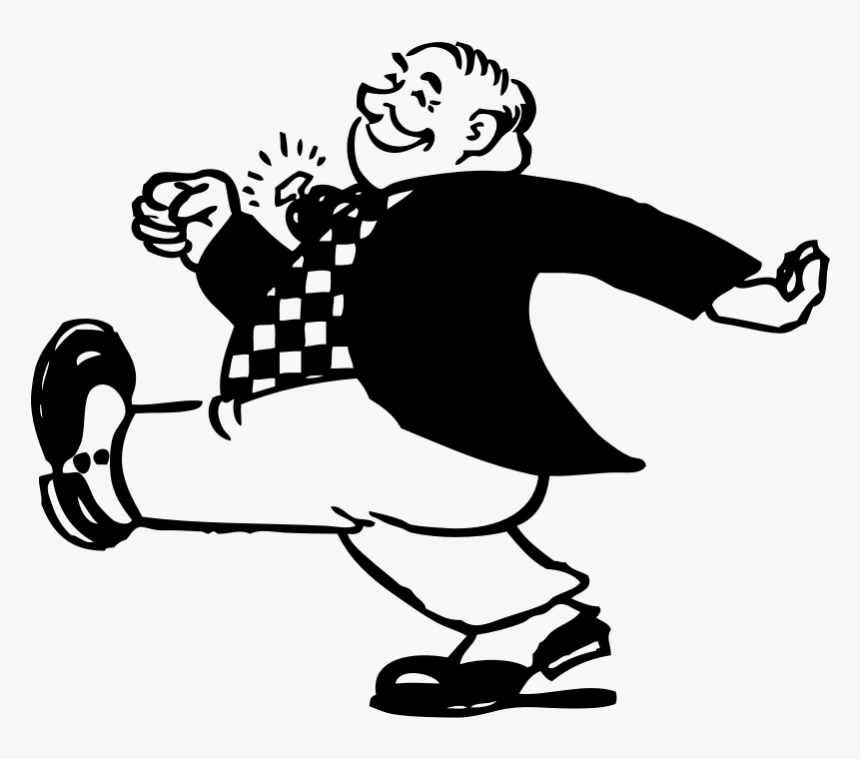 Cartoon Man Walking - Walking Clip Art, HD Png Download