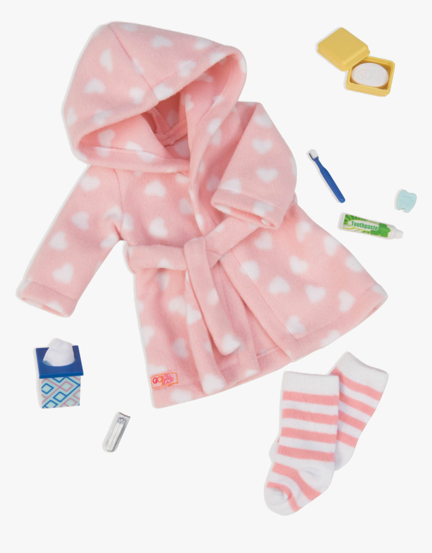 Good Night, Sleep Tight Robe Outfit For 18-inch Dolls - Og Dolls Clothes, HD Png Download