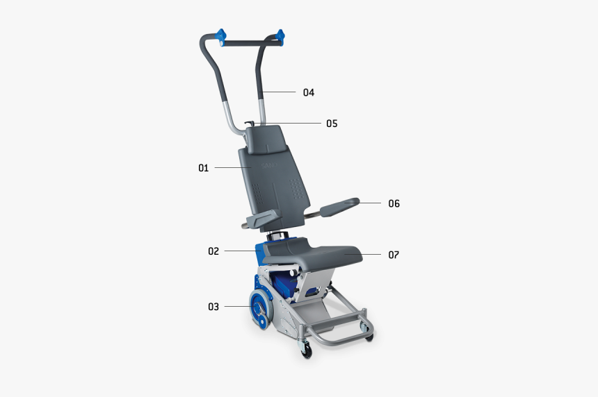 Powered Stairclimber Liftkar Pt - 上 落 樓梯 機, HD Png Download