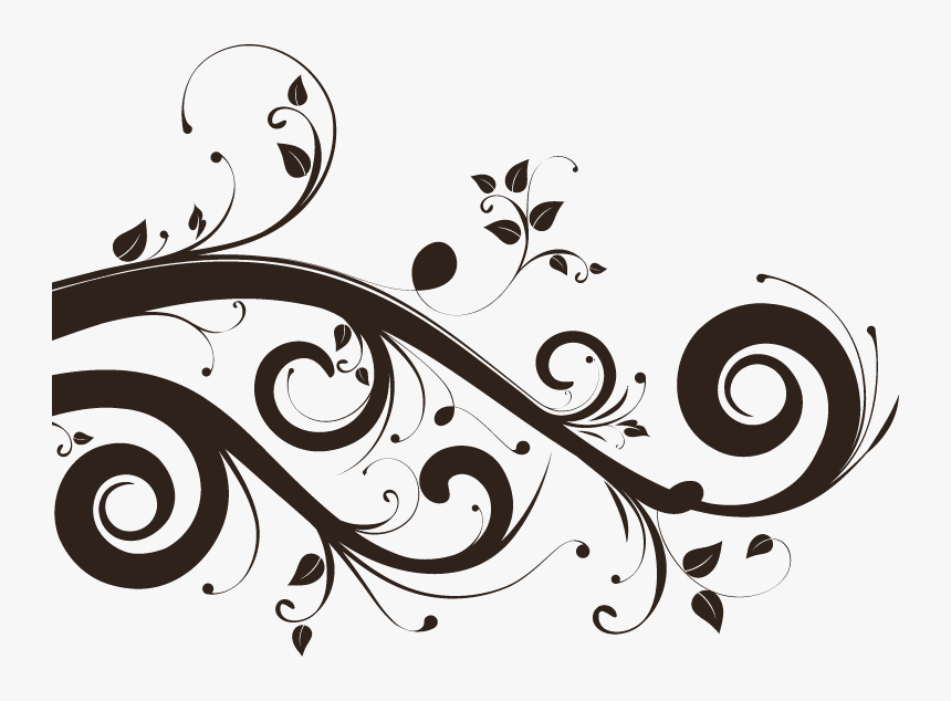 Download Floral Png Photo For Designing Projects - Clip Art Flourishes, Transparent Png