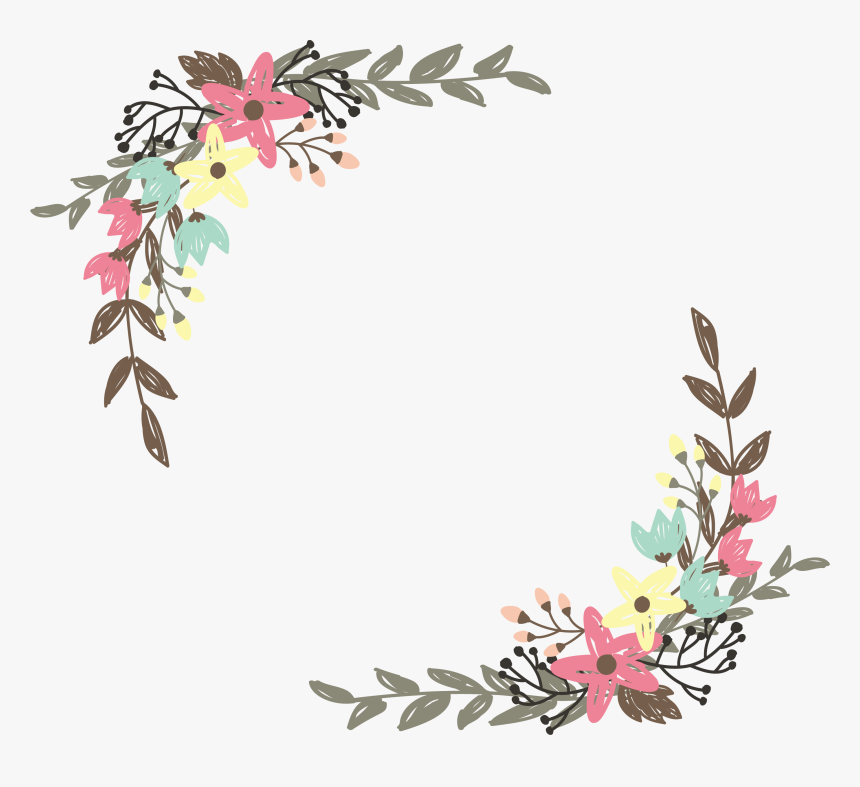 Clip Art Border Flowers Wildflower Clip - Wild Flower Border Clipart