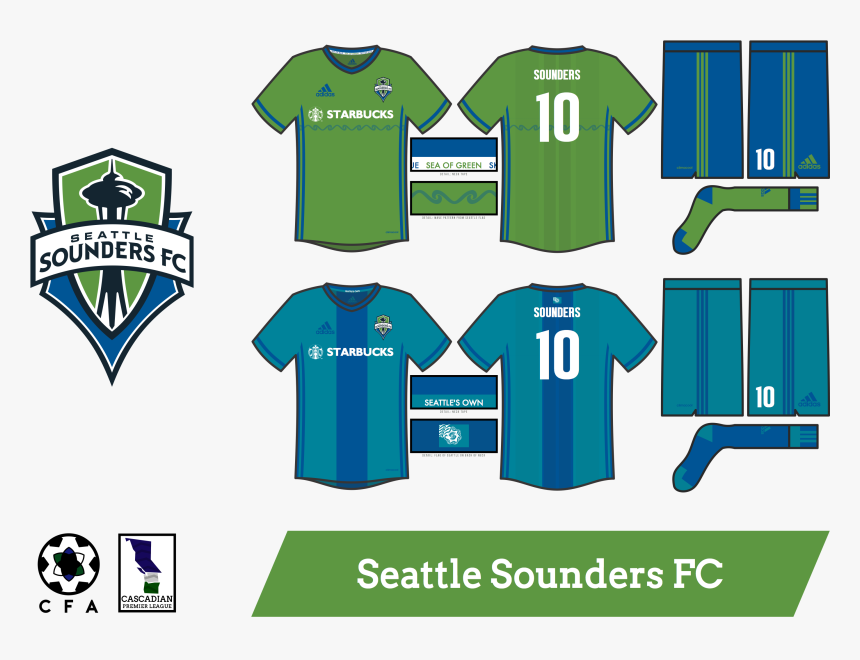 Seattle Sounders Concept Kits, HD Png Download
