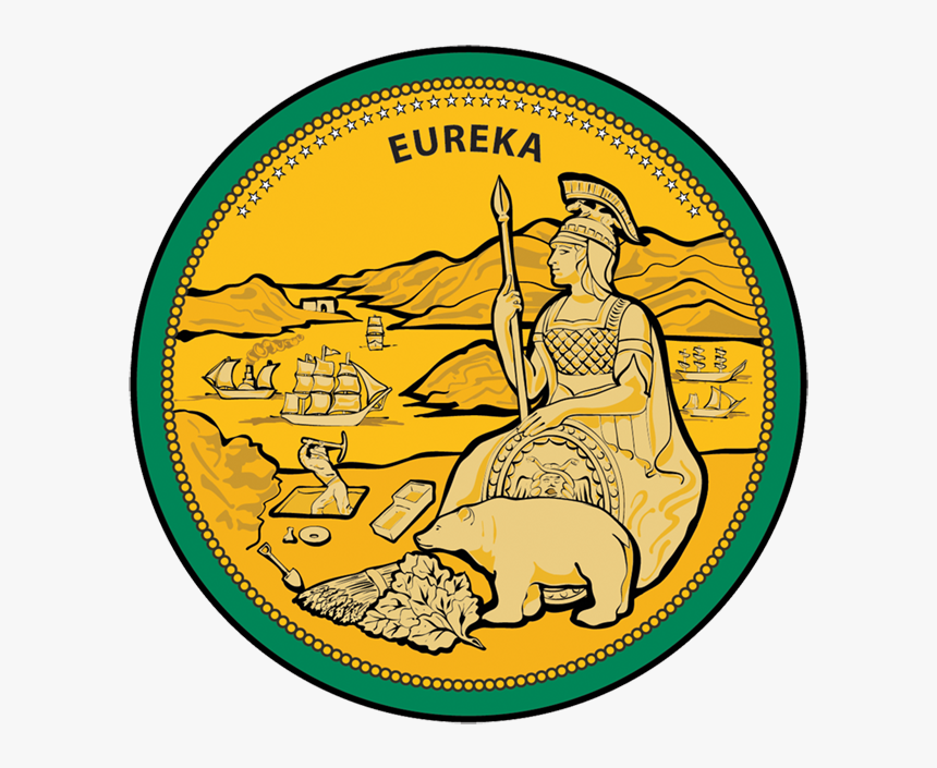 Indiana State Seal Vector - Vector California State Seal, HD Png Download