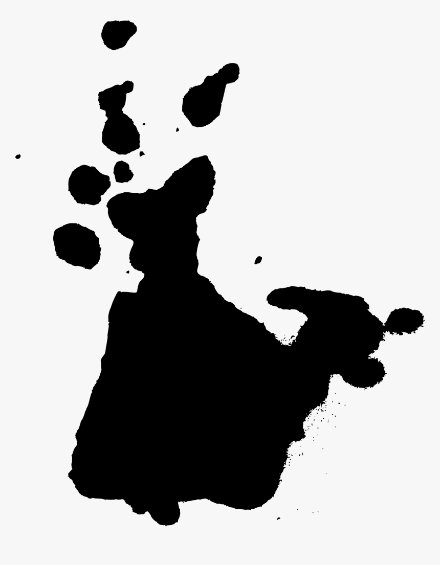 20 Black Paint Splatters Vol - Illustration, HD Png Download