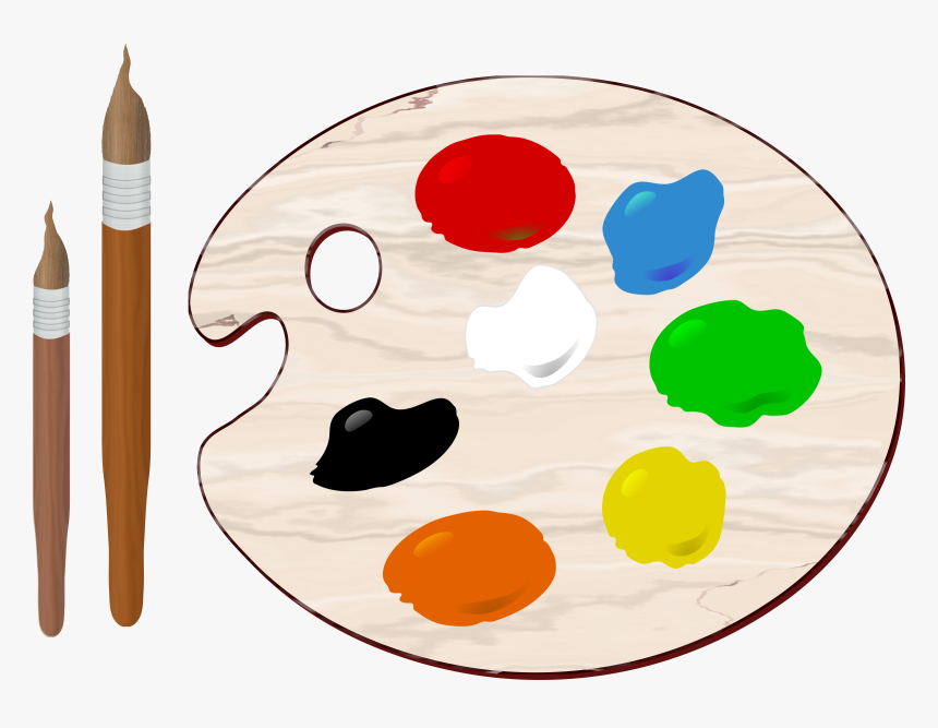 Art Palette Clipart Transparent, HD Png Download