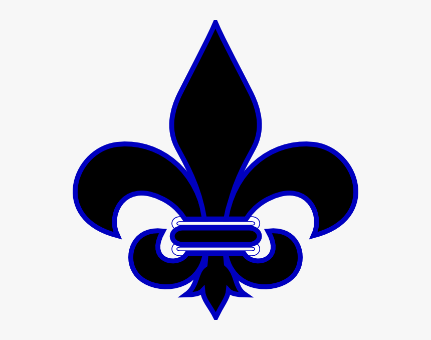 Royal Blue Fleur De Lis Svg Clip Arts - Blue Fleurs De Lis, HD Png Download