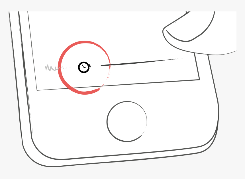 Tap On The Reminder Icon To Get Reminder Menu - Circle, HD Png Download