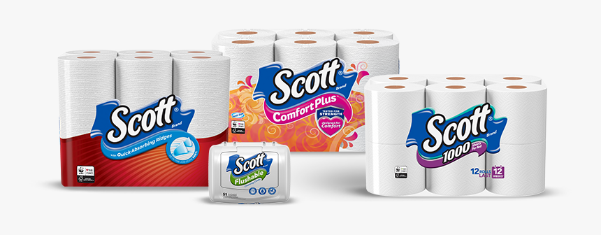 Scott Family Of Products Image - Scott Toilet Paper, HD Png Download