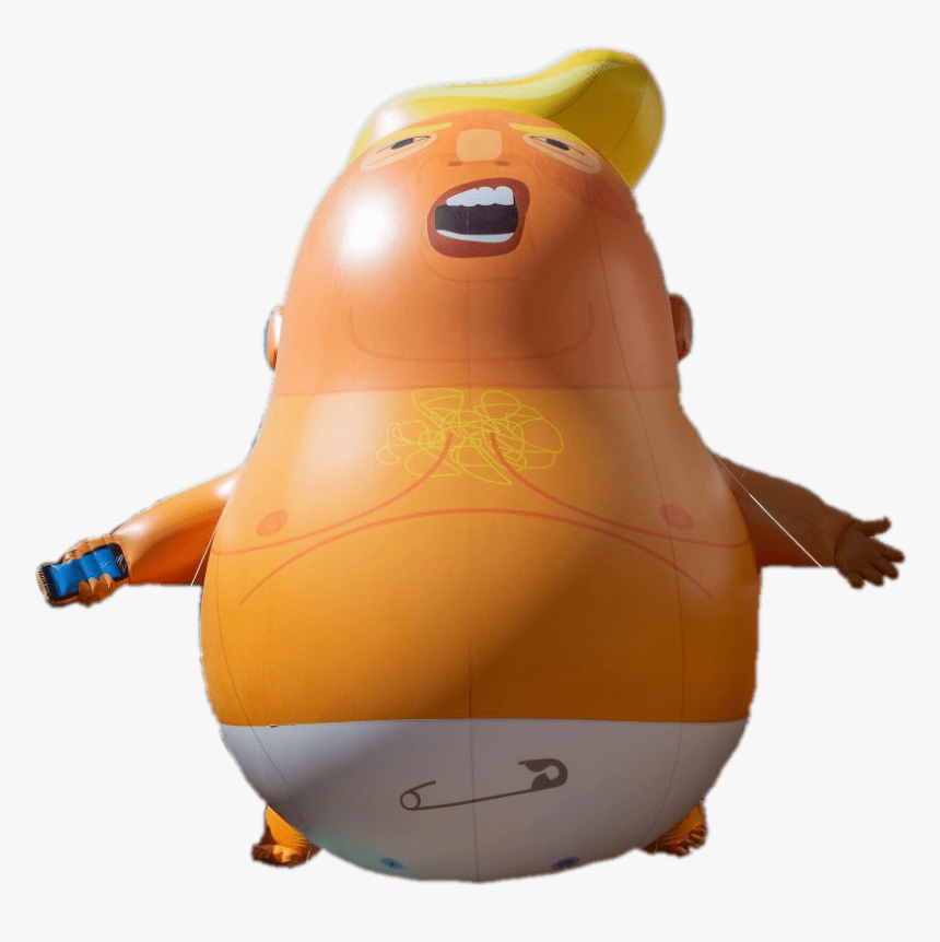 Baby Trump Standing - Trump Baby Balloon Transparent Background, HD Png Download