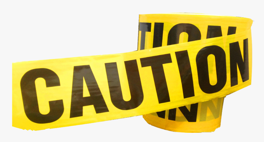 Danger Detectable Underground Pvc Warning Hazard Tape - Caution Tape Cartoon, HD Png Download