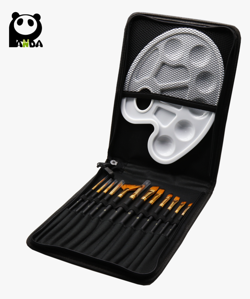 Transparent Paintbrush And Palette Png - Makeup Brushes, Png Download