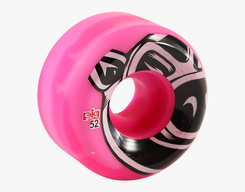 Image Is Loading Pig Head Conical Swirl 52mm 101a Pink - Pig Wheels Skateboard Pink, HD Png Download