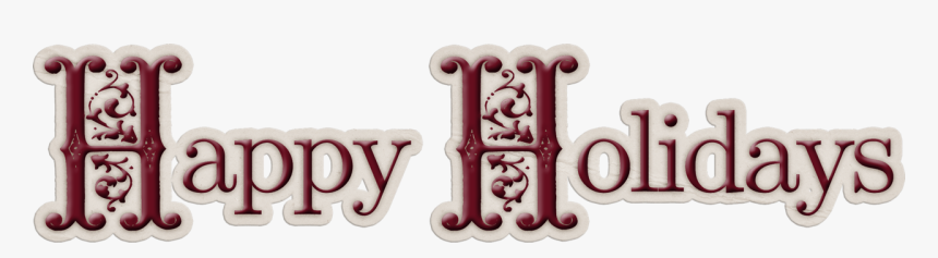 Transparent Happy Holidays Clip Art Png - Illustration, Png Download