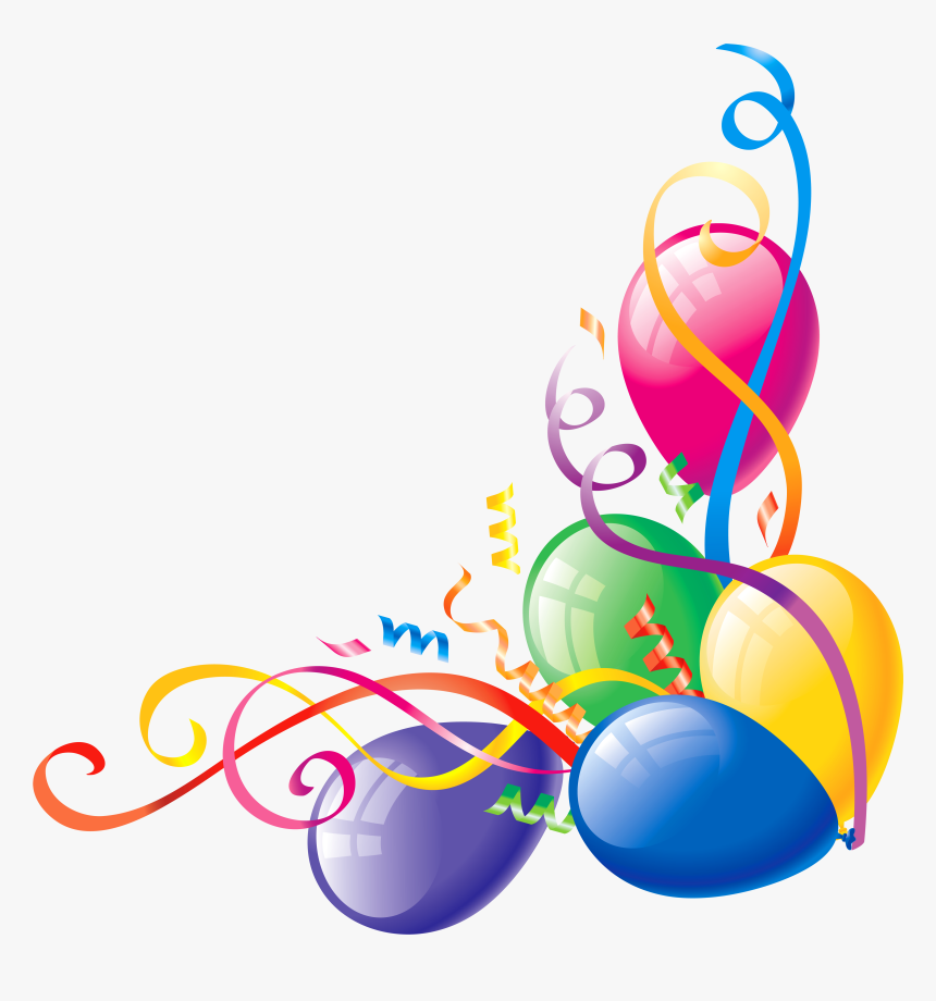 Balloon Clipart Png - Balloon Corner Png, Transparent Png