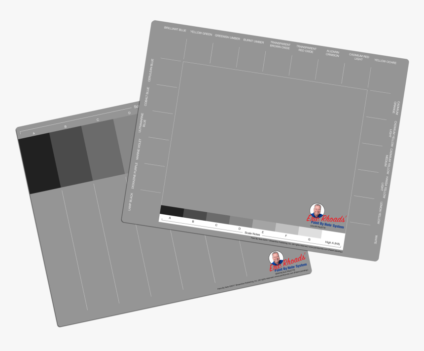 Paint By Note Sturdy Acrylic Palette Set - Illustration, HD Png Download