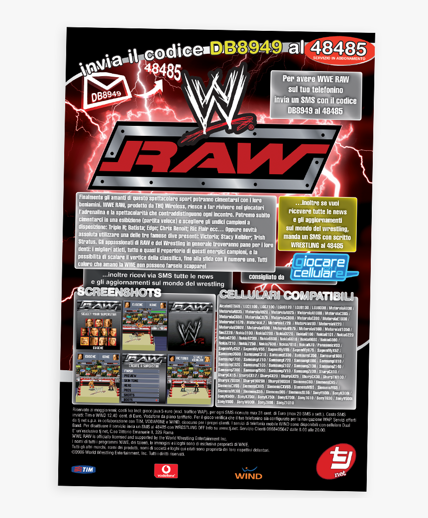 Raw Tjnet Flyer - Pc Game, HD Png Download