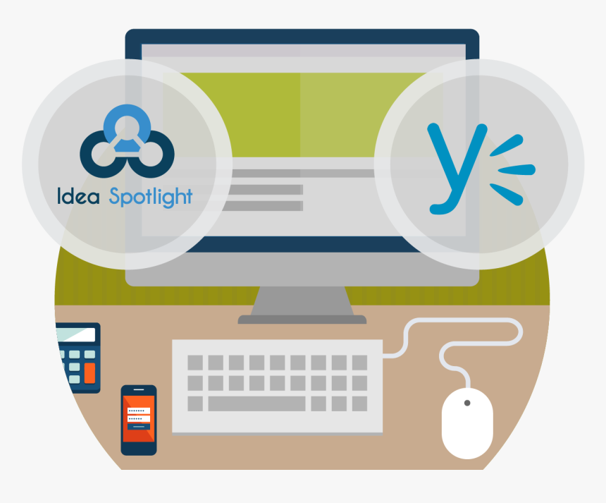 Transparent Yammer Logo Png - Circle, Png Download