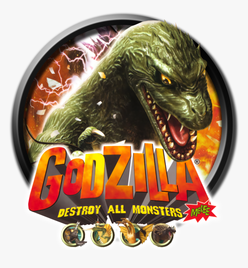 Transparent Melee Logo Png - Godzilla Nintendo Game Cube, Png Download