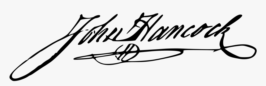 John Hancock Signature , Png Download - John Hancock Signature, Transparent Png