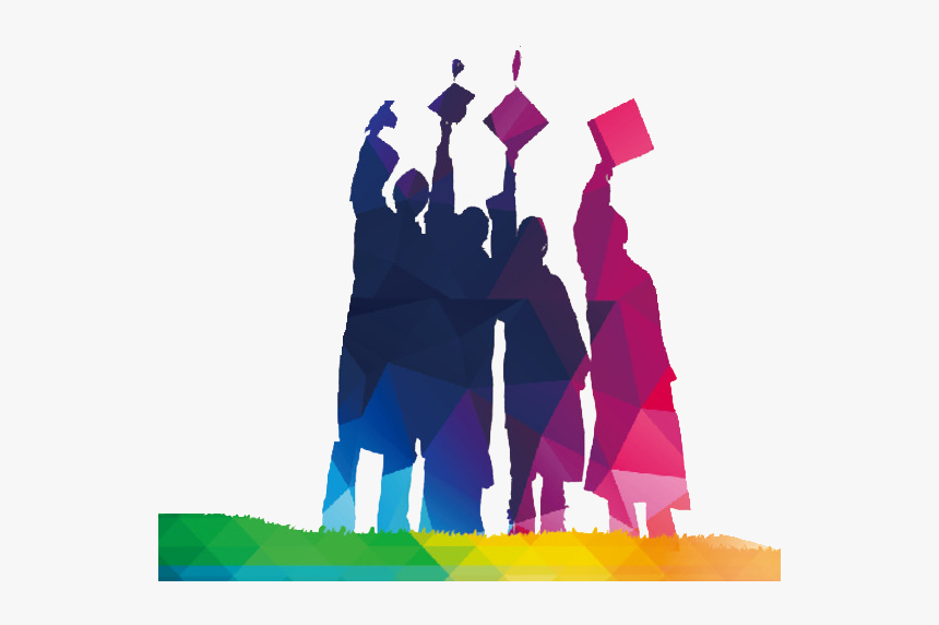 Silhouette Graduation Png, Transparent Png
