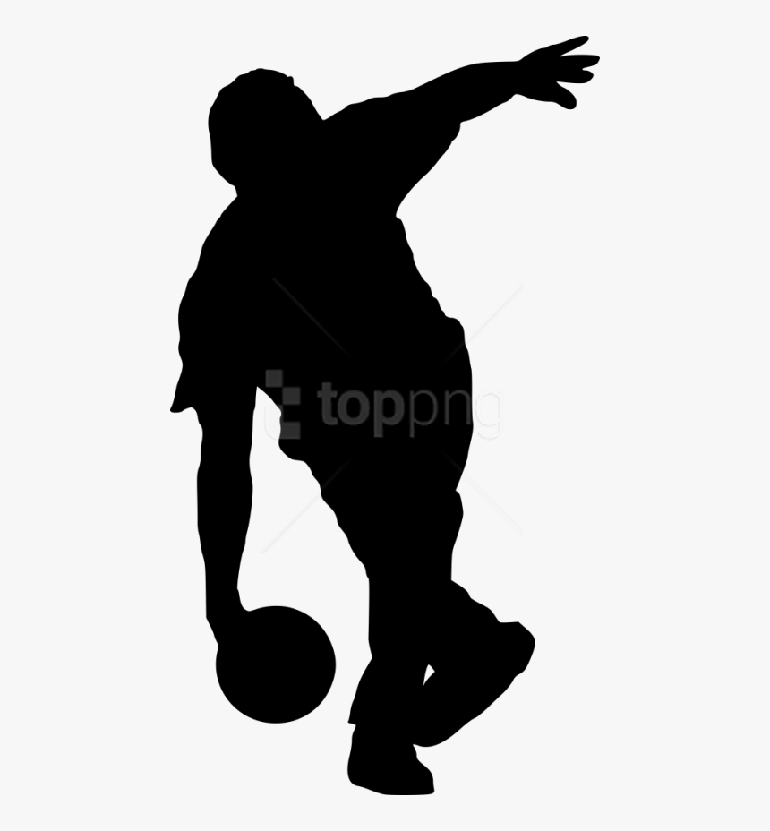 Free Png Sport Bowling Silhouette Png - Bowling Silhouette Png, Transparent Png
