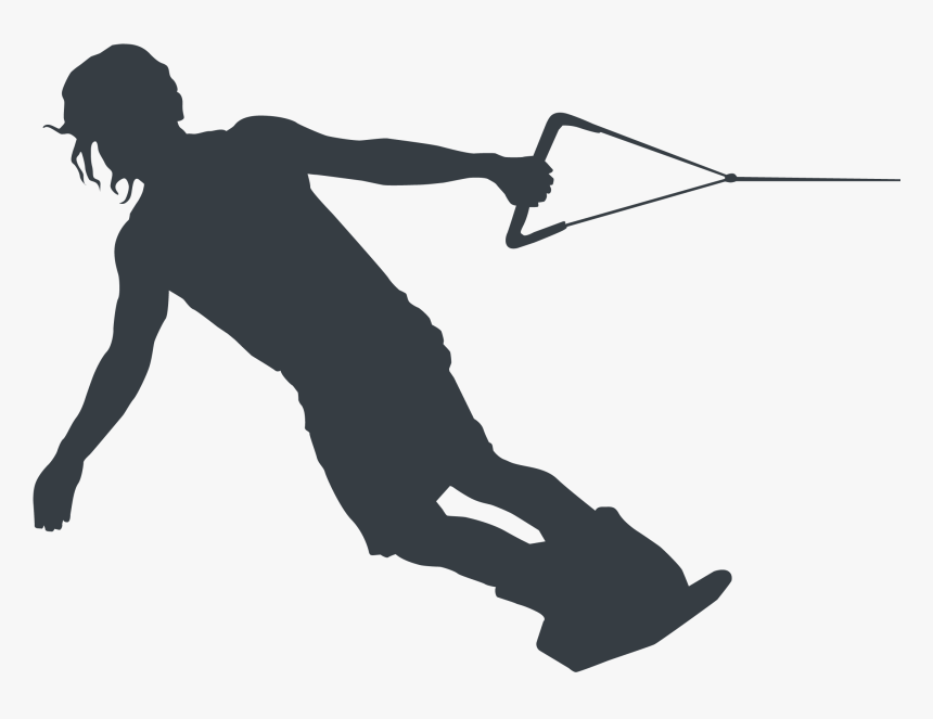 Wakeboard Silhouette, HD Png Download