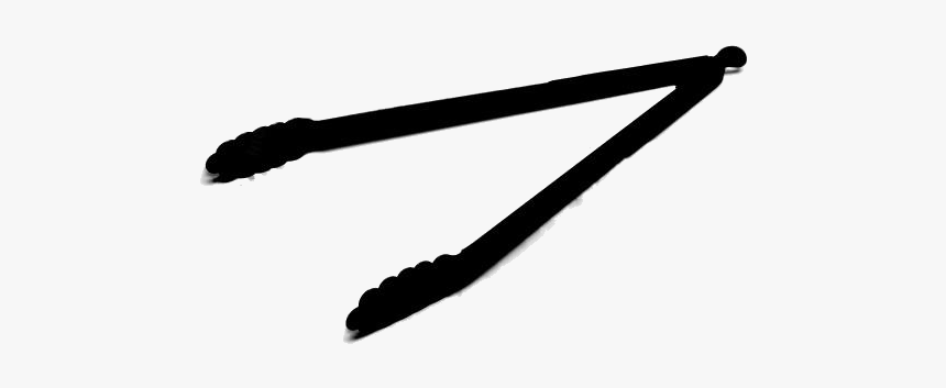 Grill Tongs Silhouette Transparent Background - Tongs, HD Png Download