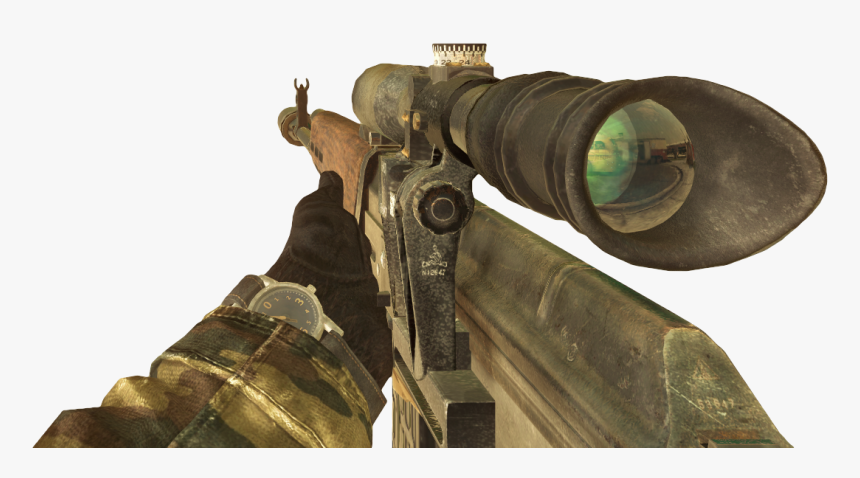 The Truth Behind Quickscoping - Dragunov Suppressor Cod, HD Png Download
