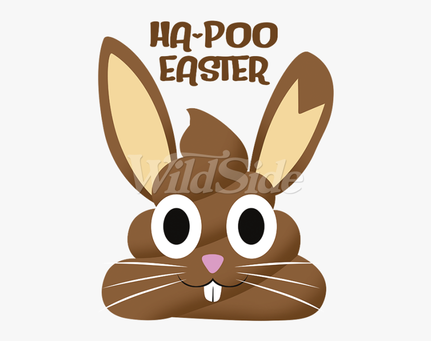Ha Easter Emoji Bunny - T-shirt, HD Png Download
