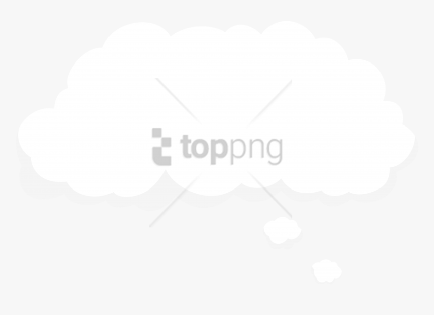 Free Png Clouds Clipart Png Png Image With Transparent - Speech Bubble Png Cloud, Png Download