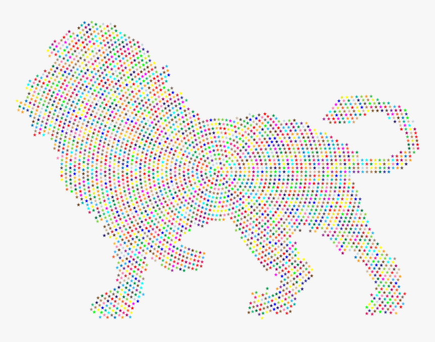 Lion, Animal, Big Cat, Feline, King Of The Jungle, - Illustration, HD Png Download