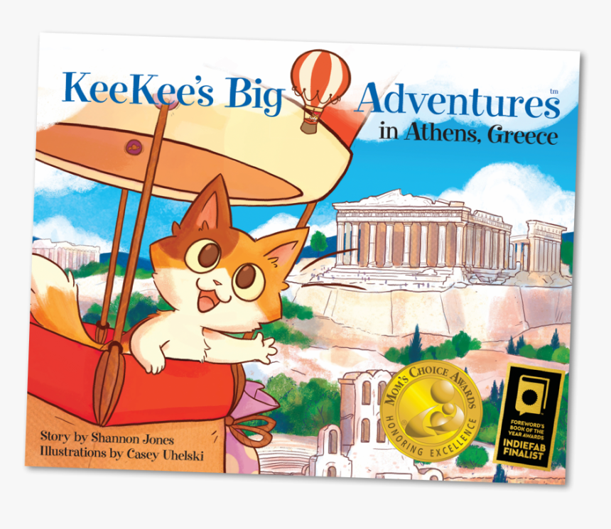 Keekee Athens, Greece Picturebook - Keekee's Big Adventures Books, HD Png Download