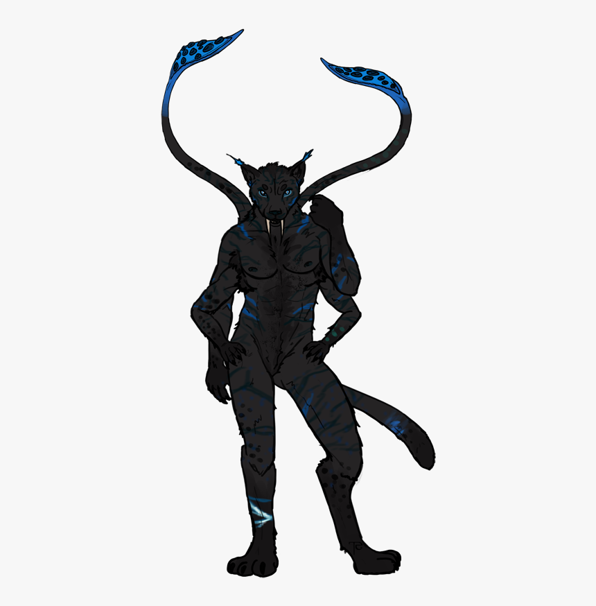 Enough Hands To Play A One Man Band - Anthro Displacer Beast, HD Png Download