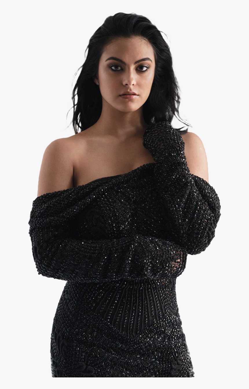 Camila Mendes In Black, HD Png Download