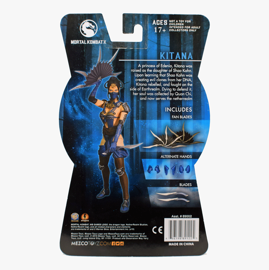 Kitana Px Back - Figura De Quan Chi Mortal Kombat X, HD Png Download