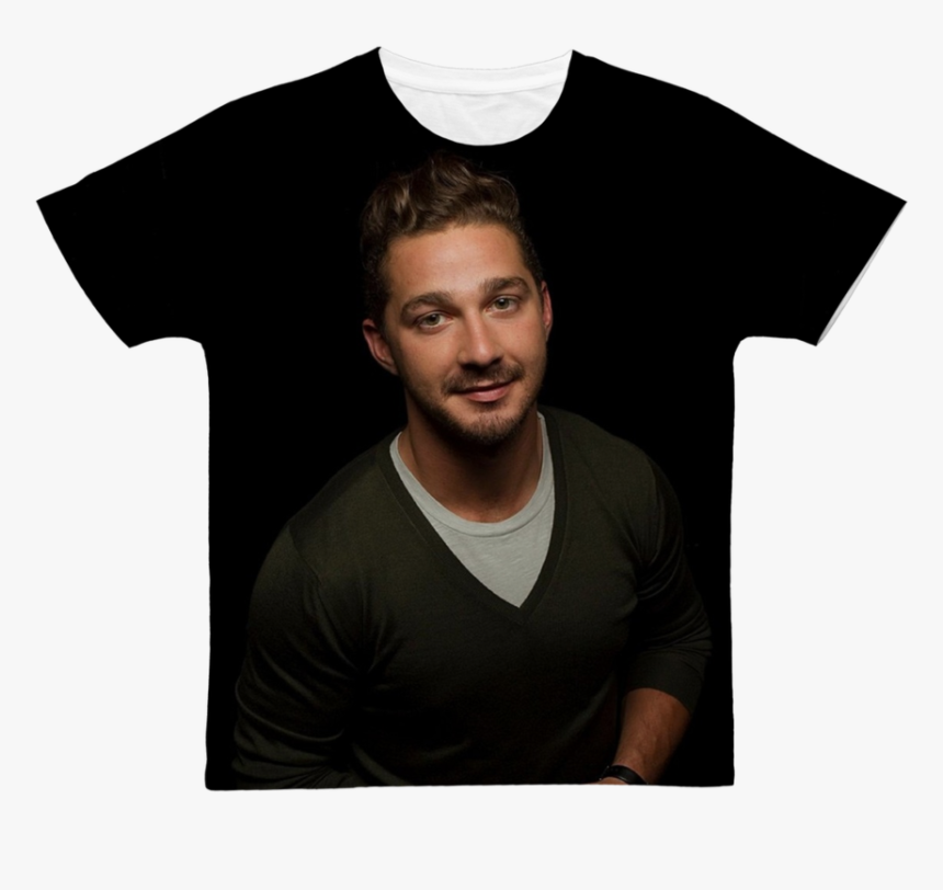 Shia Labeouf ﻿classic Sublimation Adult T Shirt 
 Class - Man, HD Png Download