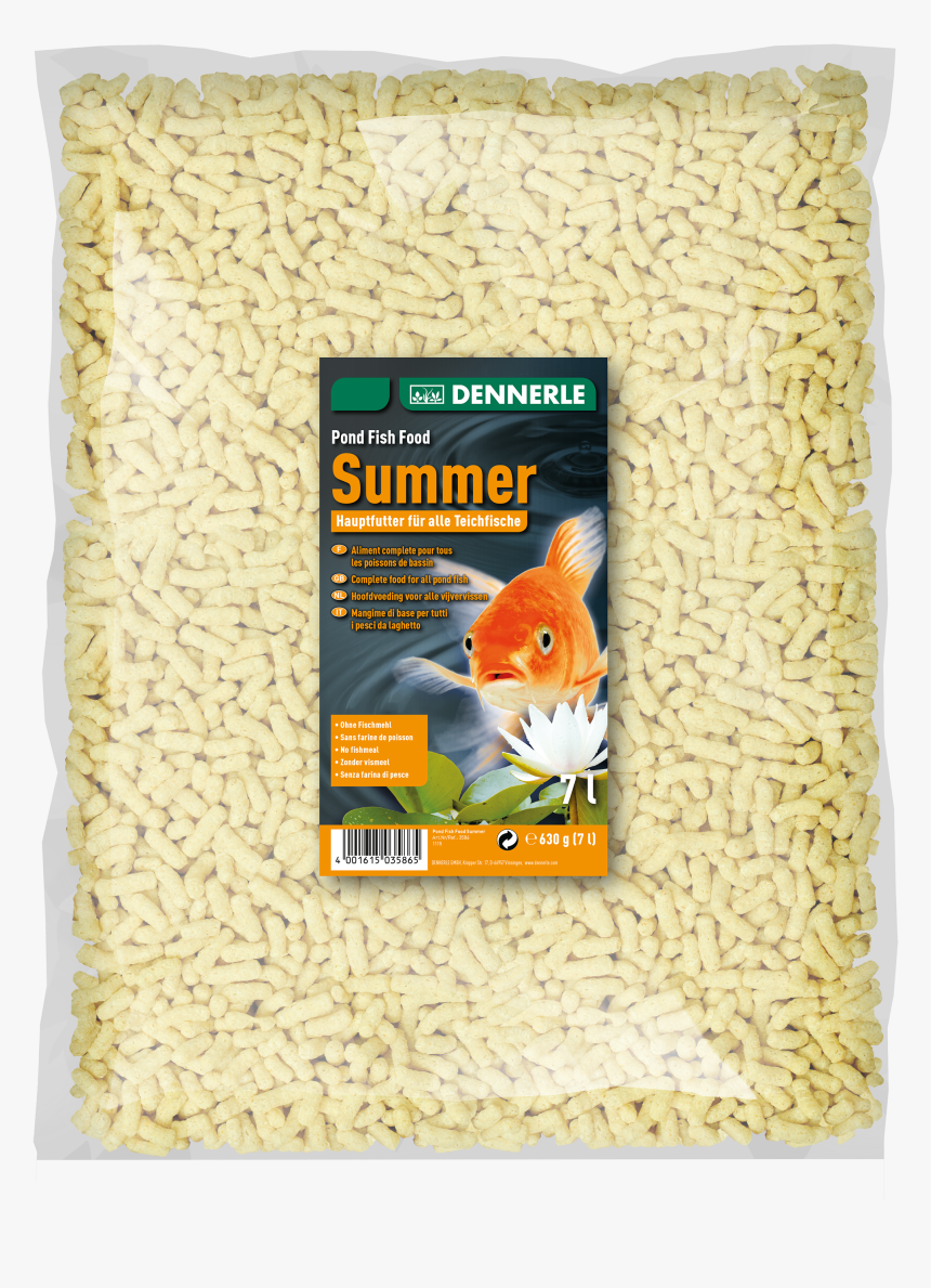 Dennerle Summer Pond Fish Food 7l , Png Download - Gerbil, Transparent Png