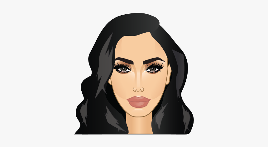 @officialstars 👠❤]✓ Hb Sticker Emoji 🍭 - Huda Kattan Cartoon, HD Png Download