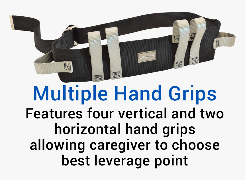 Secure® Six Hand Grip Transfer & Walking Belt - Belt, HD Png Download