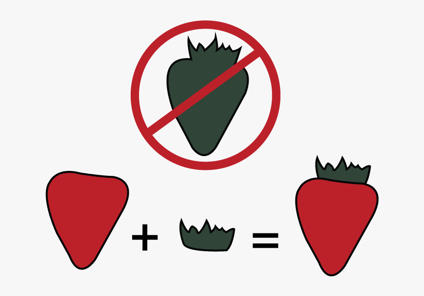 Strawberry Emoji Tracing Example, HD Png Download