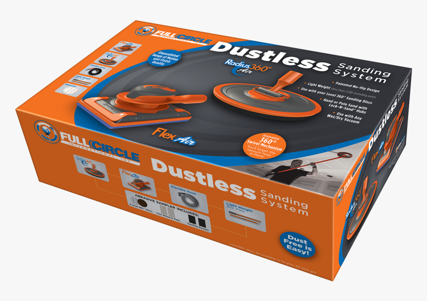 Full Circle Dustless Sanding System In Box - Full Circle Dustless Sanding System, HD Png Download