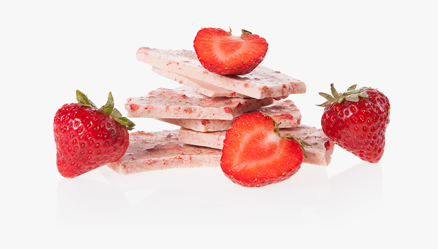 White Chocolate Strawberry Png, Transparent Png