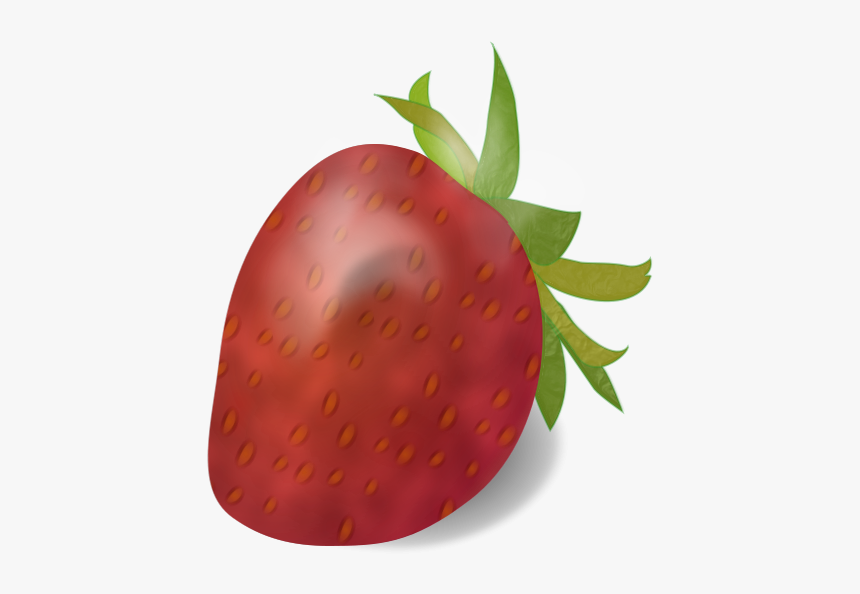Small Ripe Strawberry Clip Art Download - Strawberry, HD Png Download