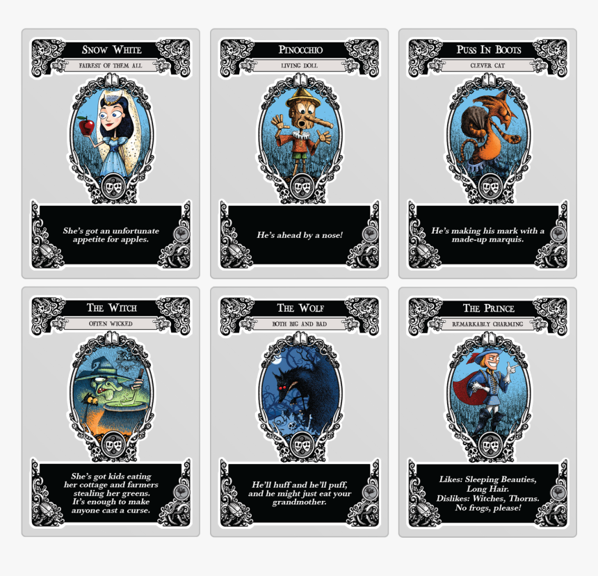 Ftg Characters - Fairytale Gloom Card Game, HD Png Download